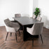 Native Home Lifestyle Espresso Walnut Ascot Dining Table With 4 Chairs